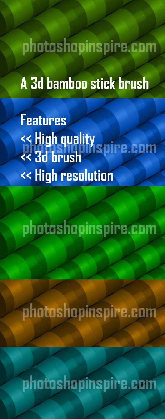 3d bamboo photoshop brush free download